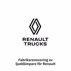 Fabriksrenovering av ljuddämpare för Renault