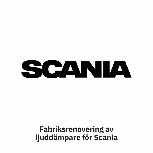 Fabriksrenovering av ljuddämpare för Scania